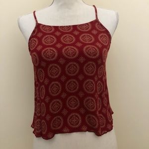 Red Brandy Melville tank top